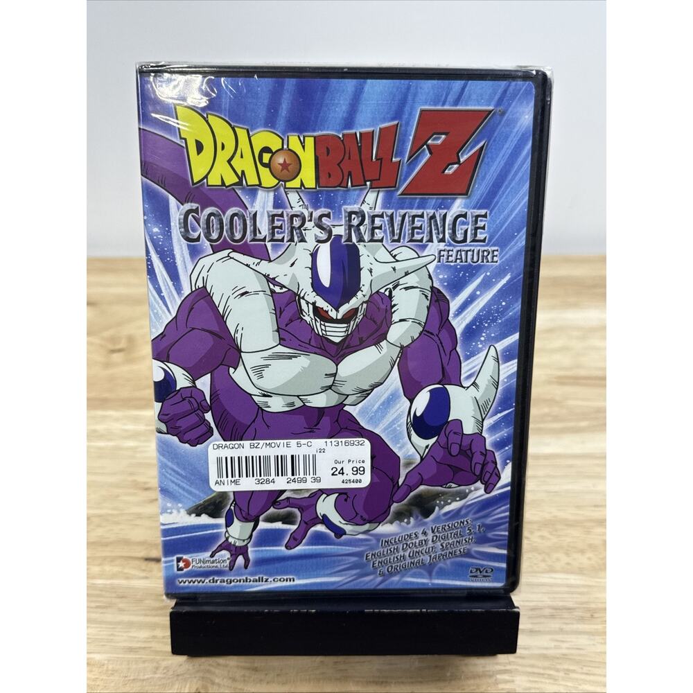 Dragon Ball Z Movie Coolers Revenge New Anime DVD Funimation Release UNCUT NEW